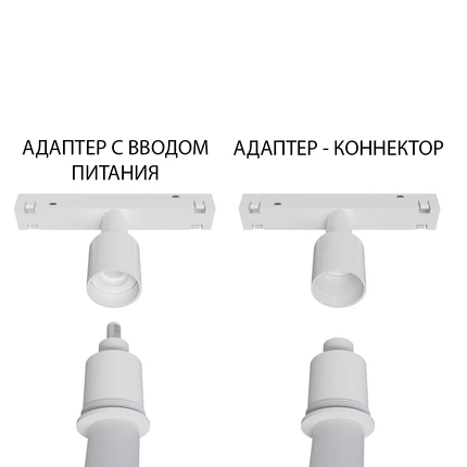 A492233 ПОДВЕС-ДЕРЖАТЕЛЬ В ШИНОПРОВОД (ТРЕК) LINEA, OPTIMA ДЛЯ ГИБКОГО НЕОНА LOOP